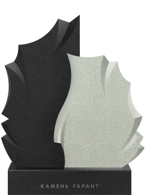 Художественная стела с контрастной композицией